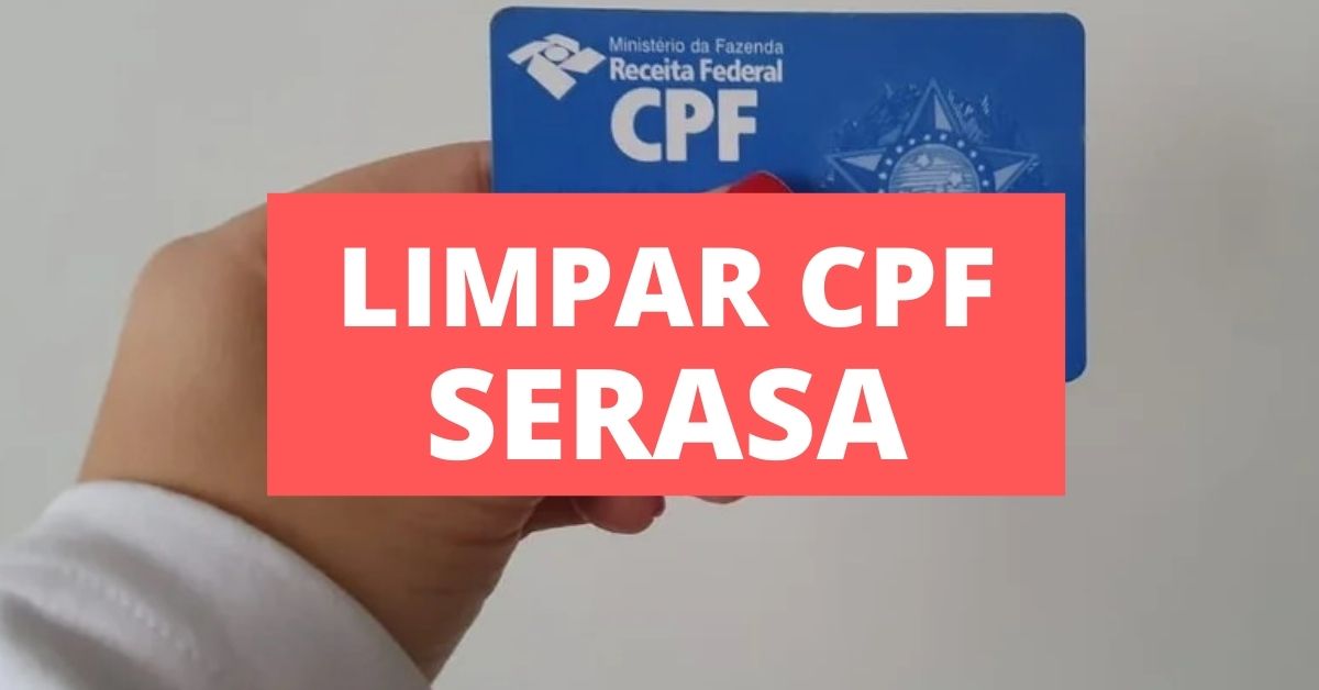 Como Limpar O Cpf No Serasa Veja O Passo A Passo 2822