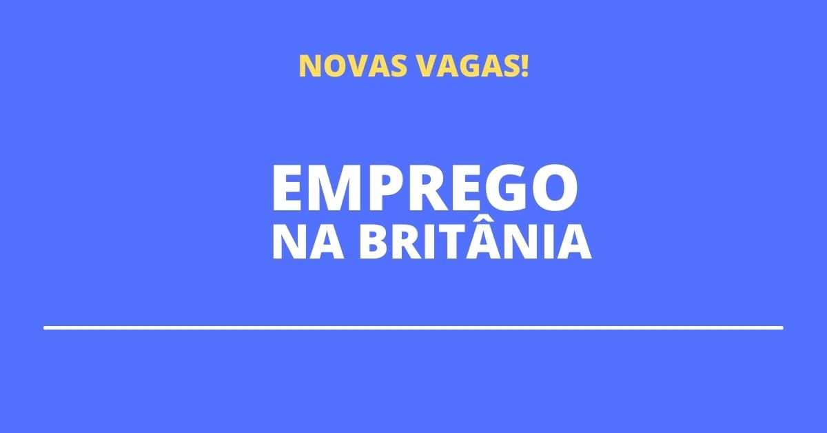 Britânia Abre 80 Vagas De Emprego Para Diversos Níveis Saiba Mais 6682