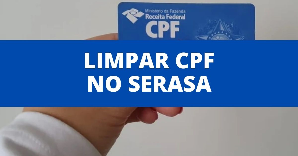 Como Limpar Seu Cpf No Serasa Confira O Passo A Passo 0346