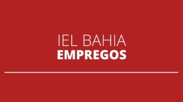 Pelo IEL, vagas de emprego e estágio são liberadas em cidades da Bahia