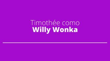 Timothée Chalamet divulga 1º foto caracterizado como Willy Wonka