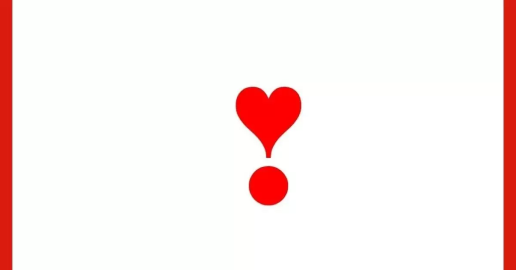 significado do emoji de coração com coração abaixo.