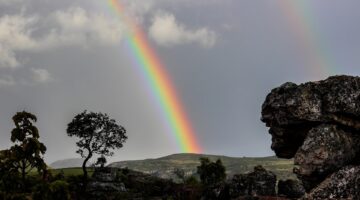 Arco-íris também pode surgir em dias sem chuva; entenda o fenômeno