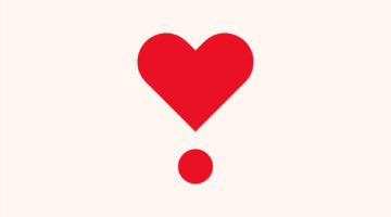 Este é o significado do emoji de coração que tem um ponto embaixo